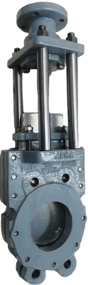 Задвижка шиберная ABRA-KV-03 с ISO фланцем / Редуктором В Перми